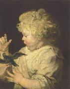 Anthony Van Dyck Portrat eines Kindes mit Vogel china oil painting artist